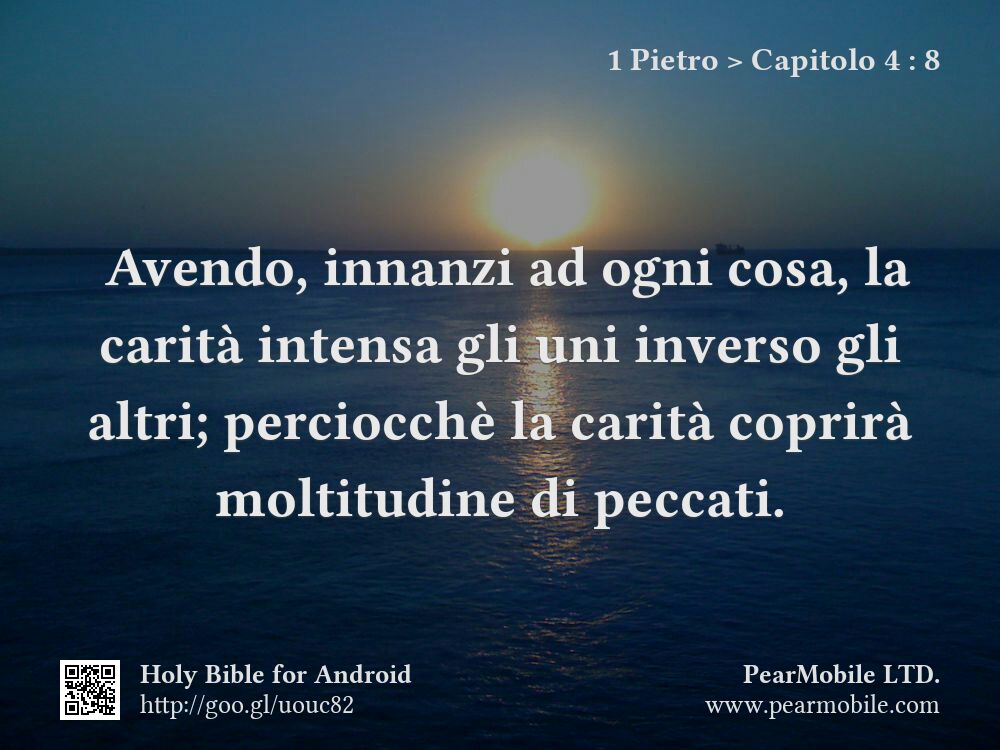 1 Pietro, Capitolo 4:8